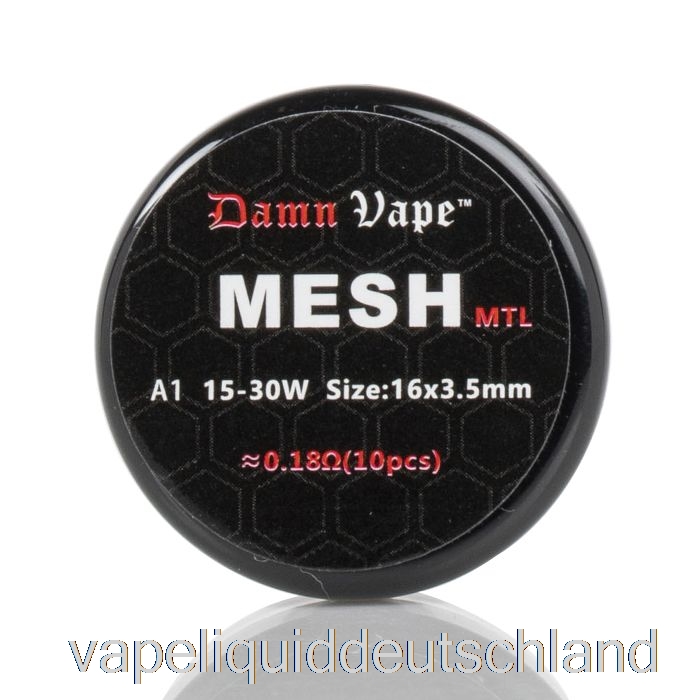 Verdammt Vape Intense Mesh MTL Ersatzspule 0,18 Ohm Ka1 Mesh MTL Spule Vape Deutschland